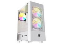 Nfortec Caelum White RGB Cristal Templado USB 3.0