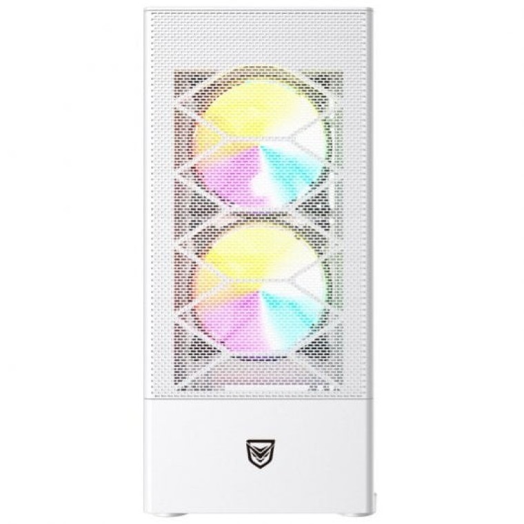 Nfortec Caelum White RGB Cristal Templado USB 3.0