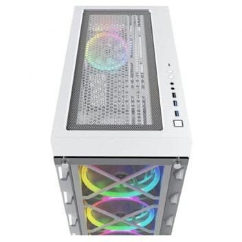 Nfortec DRACO X White Cristal Templado USB 3.2 Blanca Nfortec DRACO X White Cristal Templado USB 3.2 Blanca