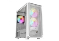 Nfortec Dys Cristal Templado USB 3.0 ARGB Blanca
