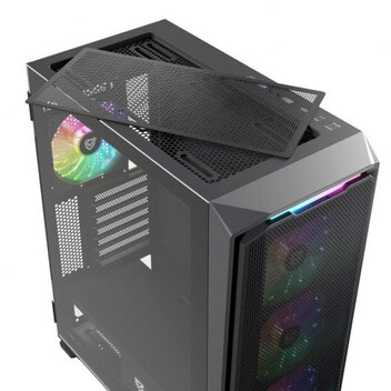 Nfortec Krater X Cristal Templado USB 3.0 ARGB Negra Nfortec Krater X Cristal Templado USB 3.0 ARGB Negra