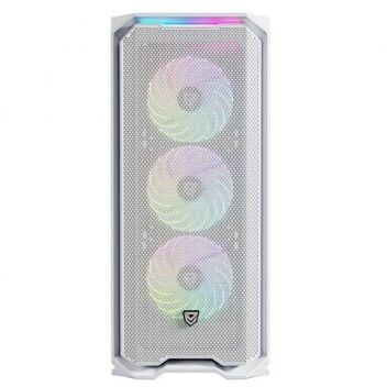 Nfortec Krater X Cristal Templado USB 3.0 ARGB Blanca Nfortec Krater X Cristal Templado USB 3.0 ARGB Blanca