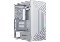 Nfortec Nervia Black ARGB Cristal Templado USB 3.0 Blanca