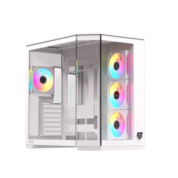 Torre PC Nfortec Pulsar ARGB Mid Tower ATX Cristal Templado USB-C Blanca Torre PC Nfortec Pulsar ARGB Mid Tower ATX Cristal Templado USB-C Blanca
