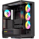 Torre PC Nfortec Ursa ARGB Semi Torre E-ATX Doble Cristal Templado USB-C Negra