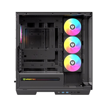 Torre PC Nfortec Ursa ARGB Semi Torre E-ATX Doble Cristal Templado USB-C Negra Torre PC Nfortec Ursa ARGB Semi Torre E-ATX Doble Cristal Templado USB-C Negra