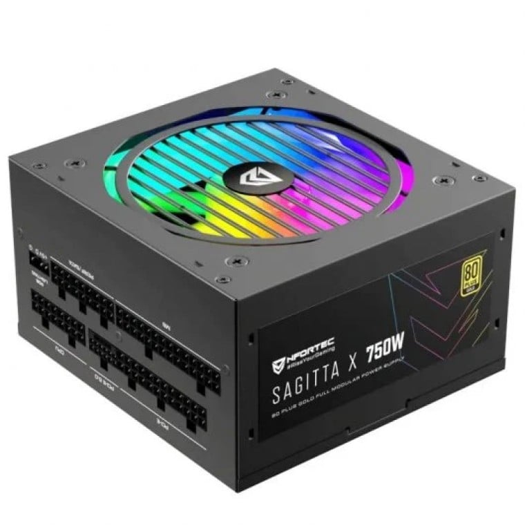 Nfortec Sagitta X 750W PCIE 5.0 80 Plus Gold Full Modular A-RGB