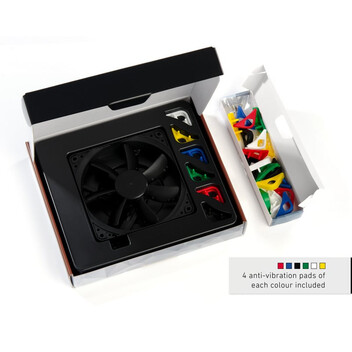 Noctua NF-S12A PWM Chromax Black Swap 120mm Noctua NF-S12A PWM Chromax Black Swap 120mm