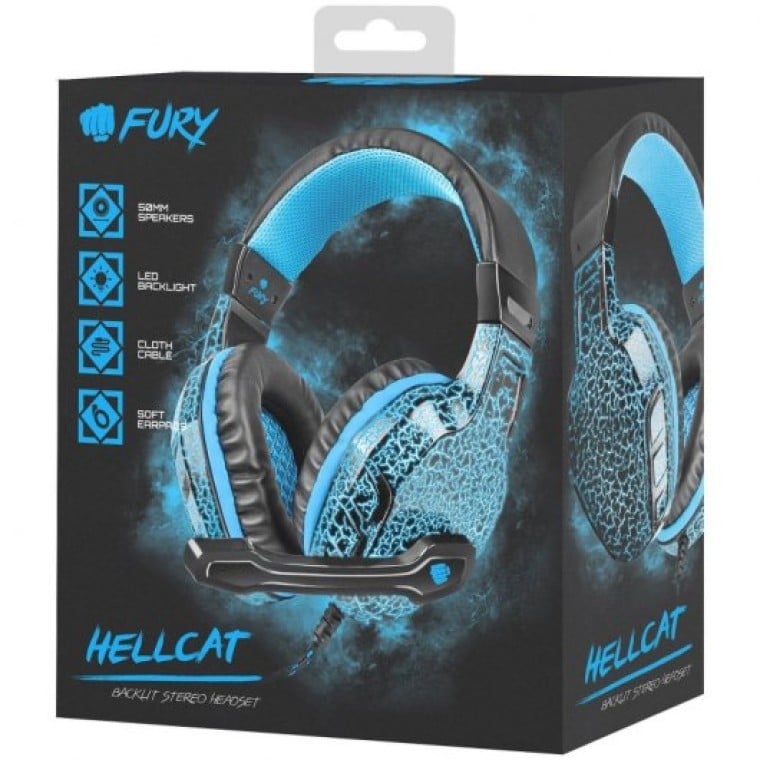 Fury Hellcat Auriculares Gaming