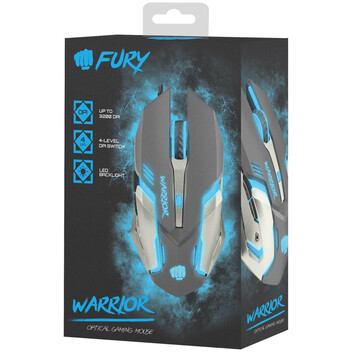 Fury Warrior Ratón Gaming 3200 DPI Negro Fury Warrior Ratón Gaming 3200 DPI Negro
