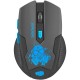 Fury Stalker Ratón Gaming Wireless 2000 DPI Negro/Azul