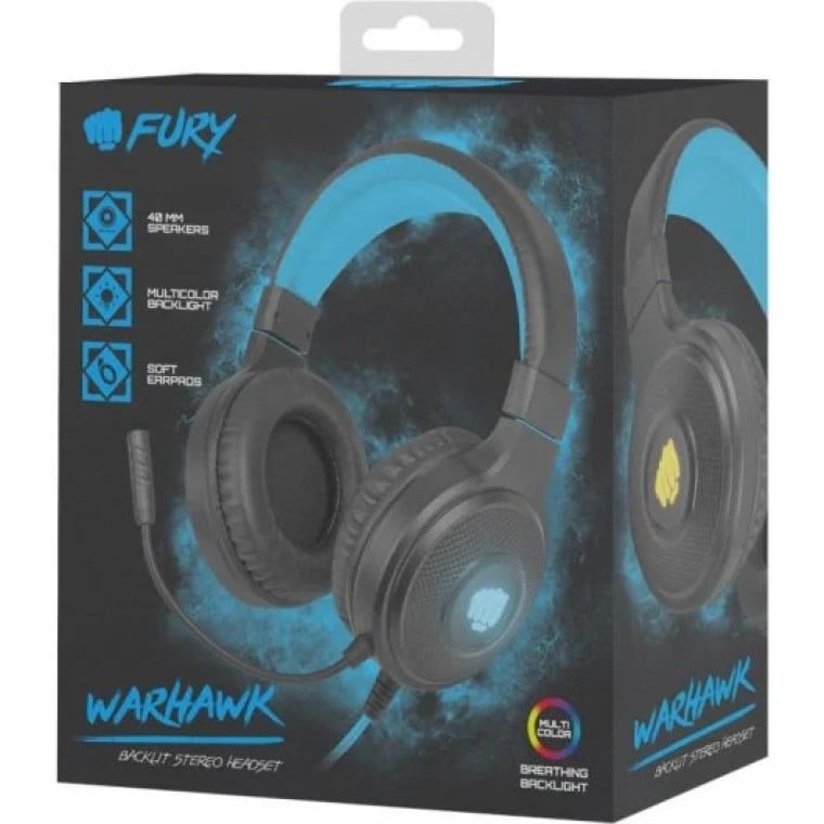 Fury Warhawk RGB Auriculares Gaming