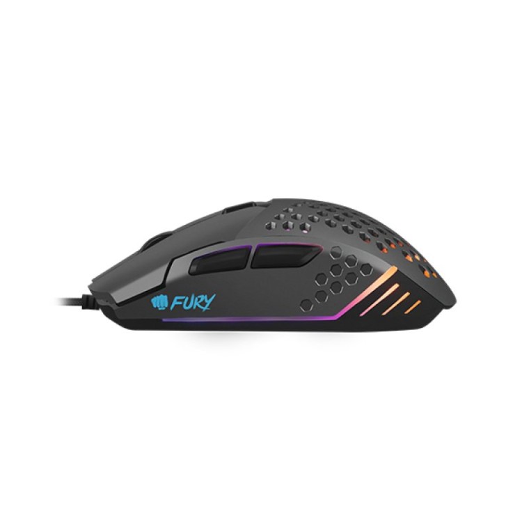 Fury Battler Ratón Gaming 6400 DPI Negro