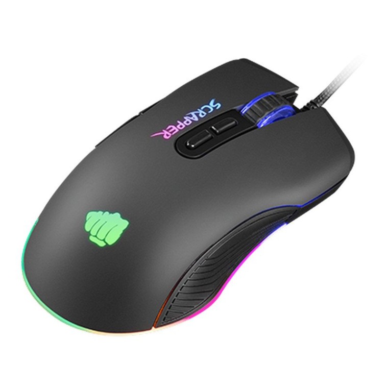 Fury Scrapperr Ratón Gaming 6400 DPI RGB