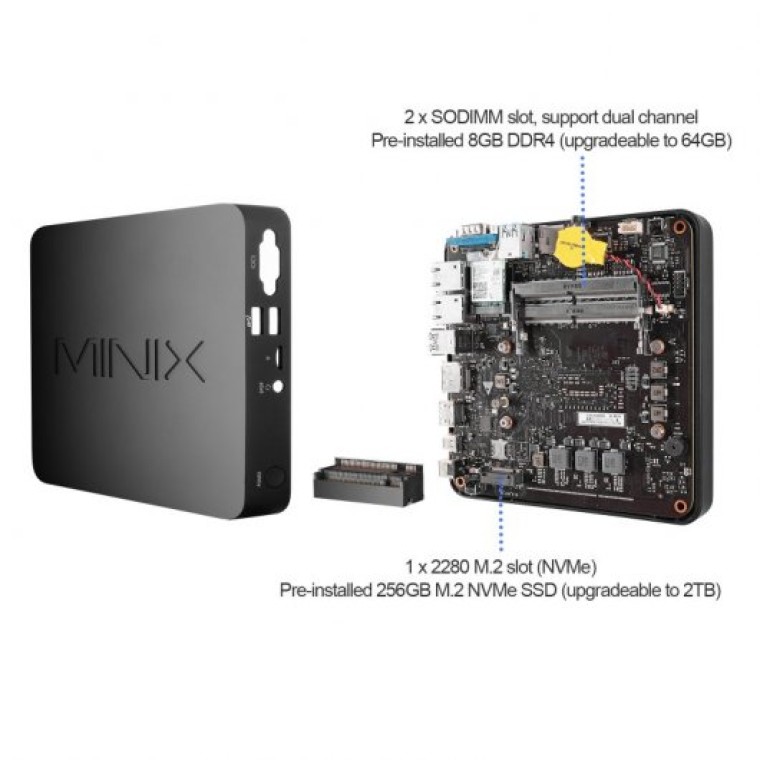 Minix NGC-5 Intel Core i5-8279U/8GB/256GB SSD