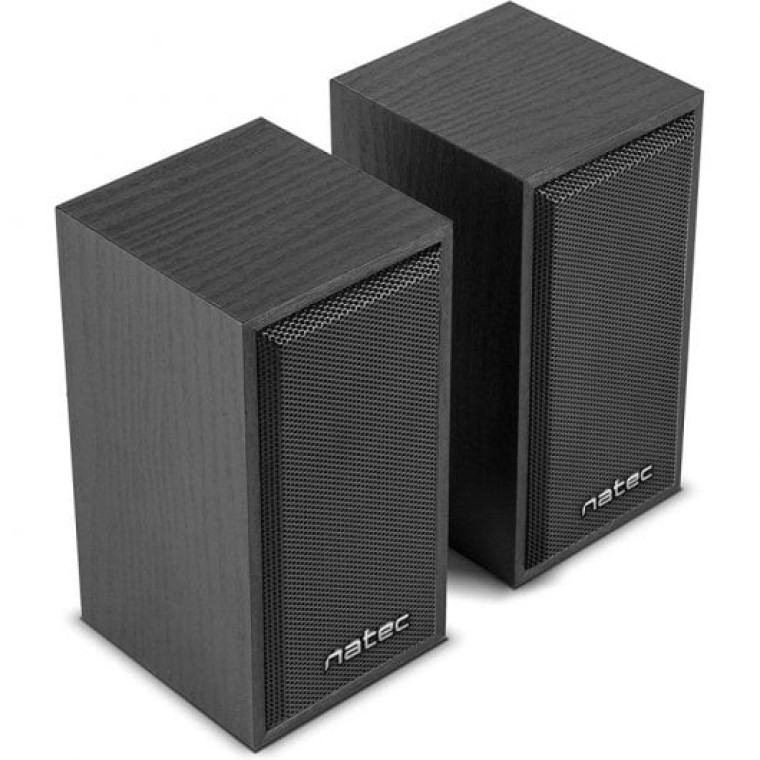 Natec Panther Altavoces 6W RMS 2.0 USB Negro