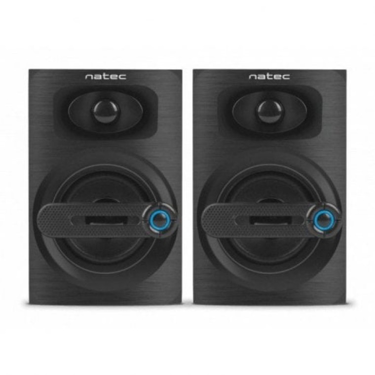 Natec Cougar Altavoces 6W RMS 2.0 Negro