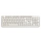 NGS Spike Teclado USB Multimedia Plug & Play 1.4m Qwerty Portugués Blanco