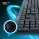 NGS Funky V3 Teclado USB Multimedia Plug & Play 1.4m Azerty Francés Negro