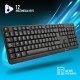 NGS Funky V3 Teclado USB Multimedia Plug & Play 1.4m Qwerty Italiano Negro