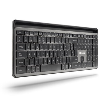 NGS Eclipse Kit Teclado + Ratón Multifunción Inalámbricos Recargables con 12 Teclas Multimedia
