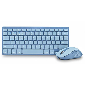 NGS Fantasy Kit Teclado Ratón Multifunción Recargables y Silenciosos 12 Teclas Multimedia Azul NGS Fantasy Kit Teclado Ratón Multifunción Recargables y Silenciosos 12 Teclas Multimedia Azul
