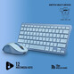NGS Fantasy Kit Teclado Ratón Multifunción Recargables y Silenciosos 12 Teclas Multimedia Azul NGS Fantasy Kit Teclado Ratón Multifunción Recargables y Silenciosos 12 Teclas Multimedia Azul