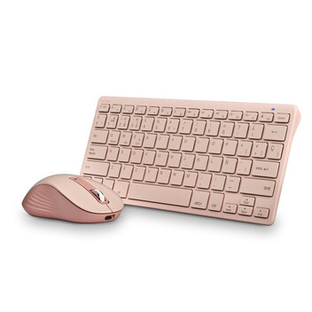 NGS Fantasy Kit Teclado Ratón Multifunción Recargables y Silenciosos 12 Teclas Multimedia Rosa NGS Fantasy Kit Teclado Ratón Multifunción Recargables y Silenciosos 12 Teclas Multimedia Rosa