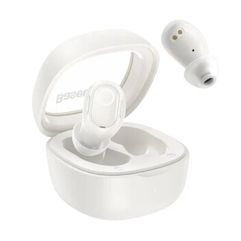 Baseus Bowie WM02 Auriculares inalámbricos Bluetooth con Estuche de Carga Blancos
