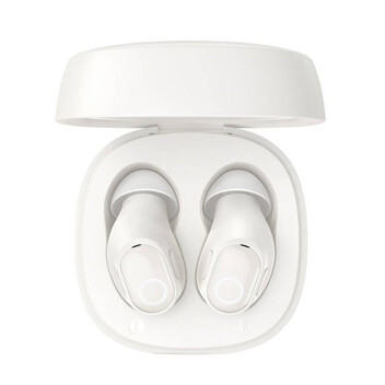 Baseus Bowie WM02 Auriculares inalámbricos Bluetooth con Estuche de Carga Blancos