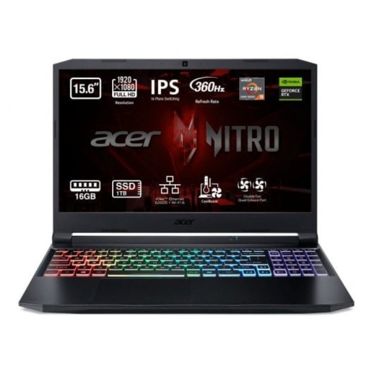 Acer Nitro 5 AN515-45-R5ZJ AMD Ryzen 9 5900HX/32GB/1TB SSD/RTX 3080/15.6"