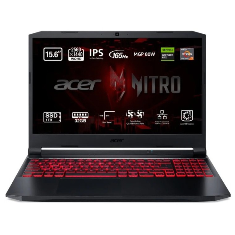 Acer Nitro 5 AN515-45-R6CN AMD Ryzen 7 5800H/32GB/1TB SSD/RTX 3080/15.6"