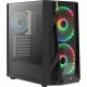 Aerocool NightHawk Duo ARGB Cristal Templado USB 3.0 Negra