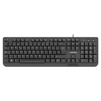 Natec Trout Slim Teclado USB Negro