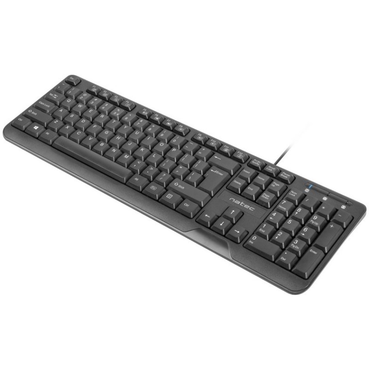 Natec Trout Slim Teclado USB Negro