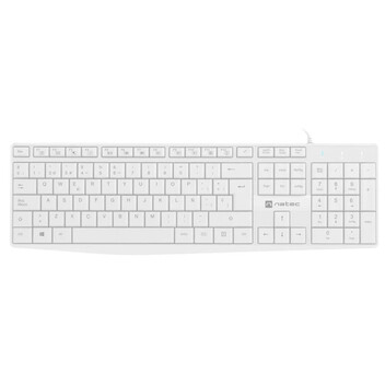 Natec Nautilus Teclado Slim Blanco Natec Nautilus Teclado Slim Blanco