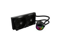 Kit refrigeración líquida Genesis NLG-2318 2 ventiladores Negro alto rendimiento Kit refrigeración líquida Genesis NLG-2318 2 ventiladores Negro alto rendimiento