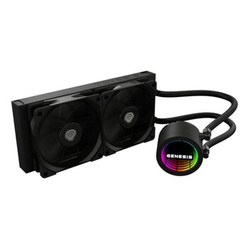Kit refrigeración líquida Genesis NLG-2318 2 ventiladores Negro alto rendimiento Kit refrigeración líquida Genesis NLG-2318 2 ventiladores Negro alto rendimiento