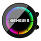 Kit refrigeración líquida Genesis NLG-2318 2 ventiladores Negro alto rendimiento Kit refrigeración líquida Genesis NLG-2318 2 ventiladores Negro alto rendimiento