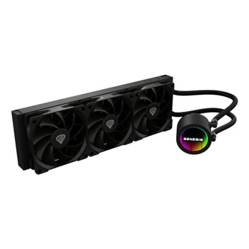Kit de refrigeración líquida Genesis NLG-2320 Negro 3 Ventiladores Alto Rendimiento Kit de refrigeración líquida Genesis NLG-2320 Negro 3 Ventiladores Alto Rendimiento