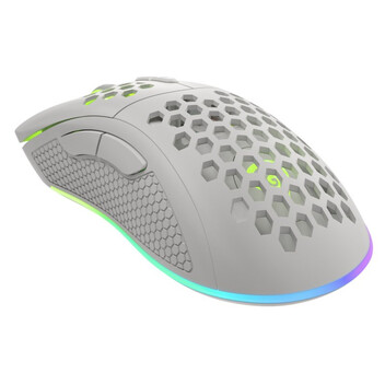Genesis Krypton 555 Ratón Óptico Gaming RGB 8000DPI Blanco