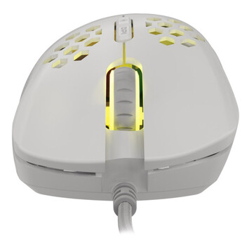 Genesis Krypton 555 Ratón Óptico Gaming RGB 8000DPI Blanco