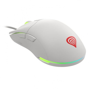 Genesis Krypton 750 Ratón Óptico Gaming RGB 2000DPI Blanco