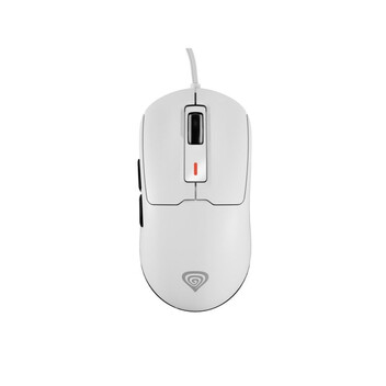 Ratón Genesis con cable 12000 DPI ultra ligero 49g RGB software personalizable blanco