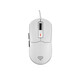 Ratón Genesis con cable 12000 DPI ultra ligero 49g RGB software personalizable blanco