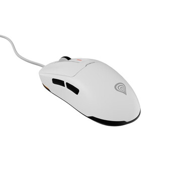 Ratón Genesis con cable 12000 DPI ultra ligero 49g RGB software personalizable blanco