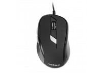 Natec Pigeon Ratón Óptico 2400DPI Negro
