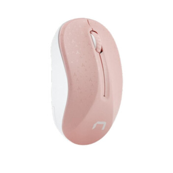 Ratón NATEC inalámbrico 1600 DPI ambidiestro rosa/blanco con rueda de desplazamiento Ratón NATEC inalámbrico 1600 DPI ambidiestro rosa/blanco con rueda de desplazamiento