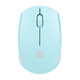 Ratón NATEC inalámbrico Bluetooth + USB 1600 DPI ambidiestro azul claro