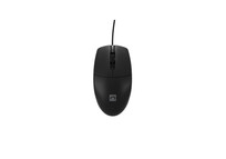 Ratón NATEC con cable 1200 DPI diseño ergonómico para diestros Negro